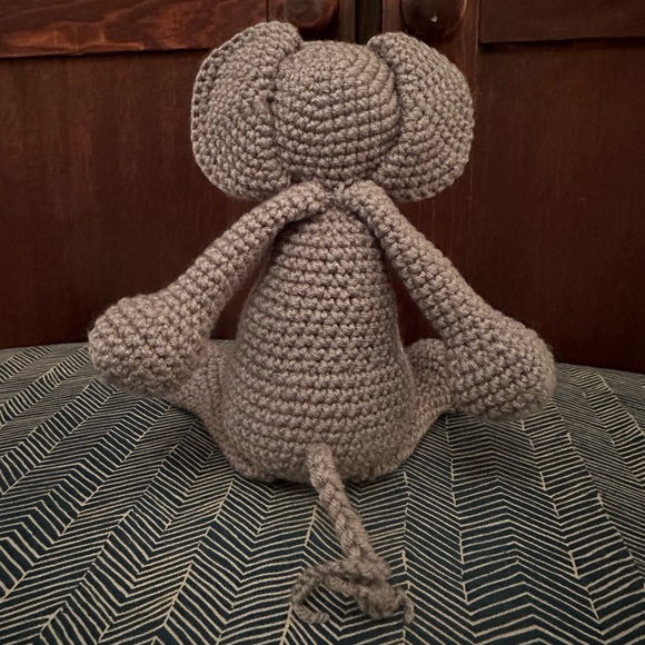 Handmade Crochet Elephant! - Picture 3 of 4